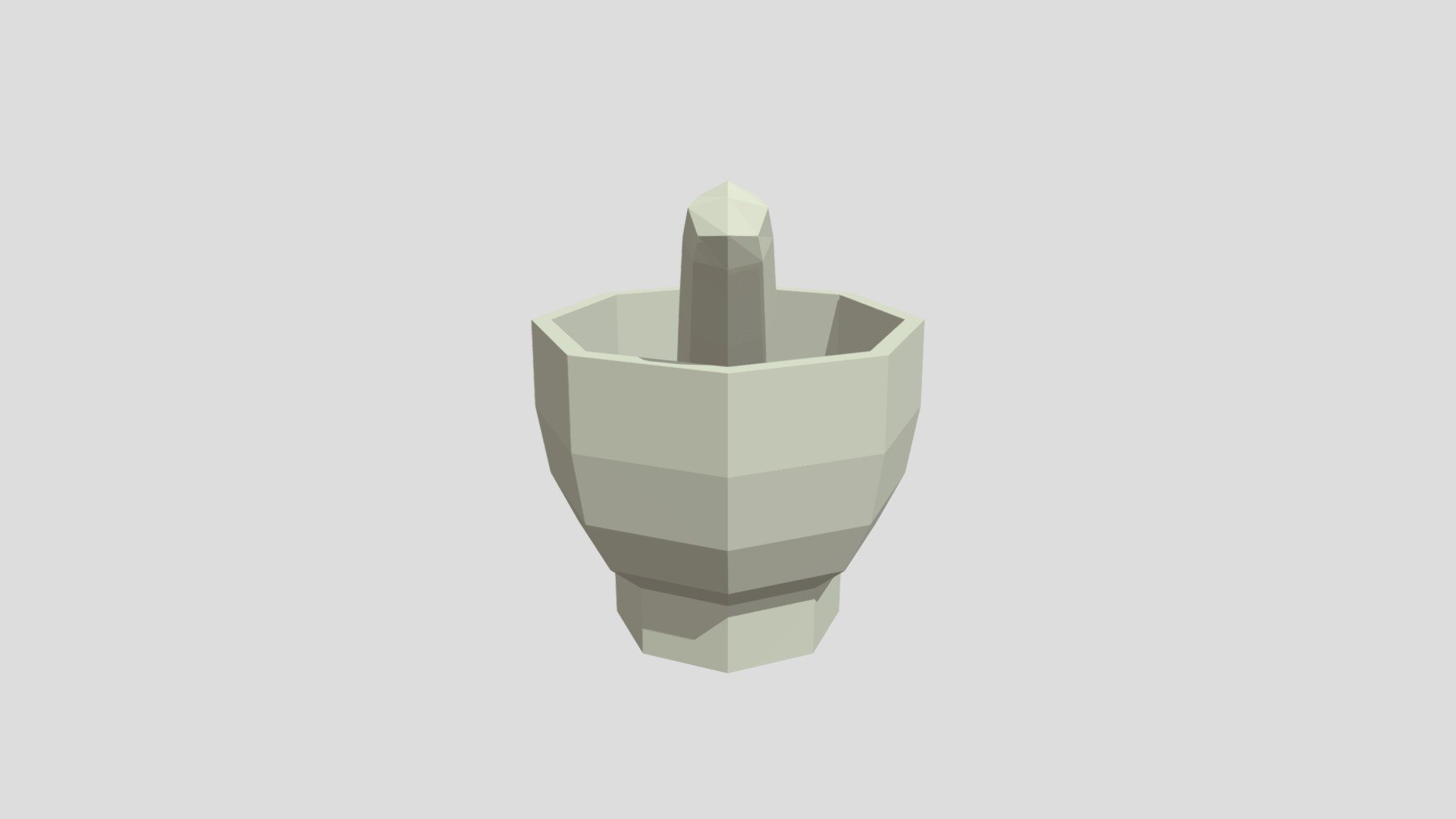 Mortar and pestle from Poly by Google