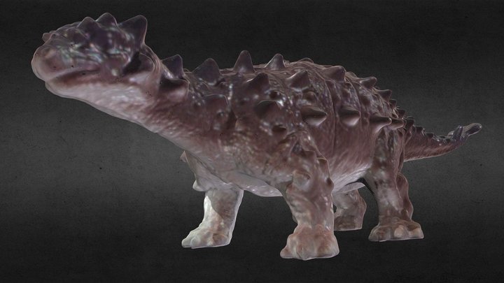 10_Ankylosaurus(dinosaur 1) 3D Model