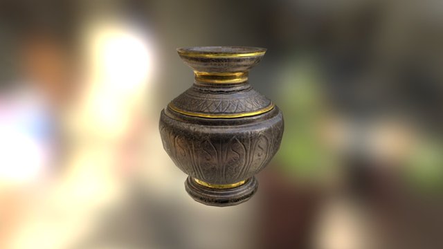 Mughal Water Container 3D Model