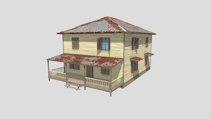 Queenslander House 3D Model