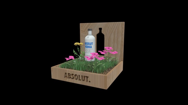 Absolut Vodka Earth Day Sendout 3D Model