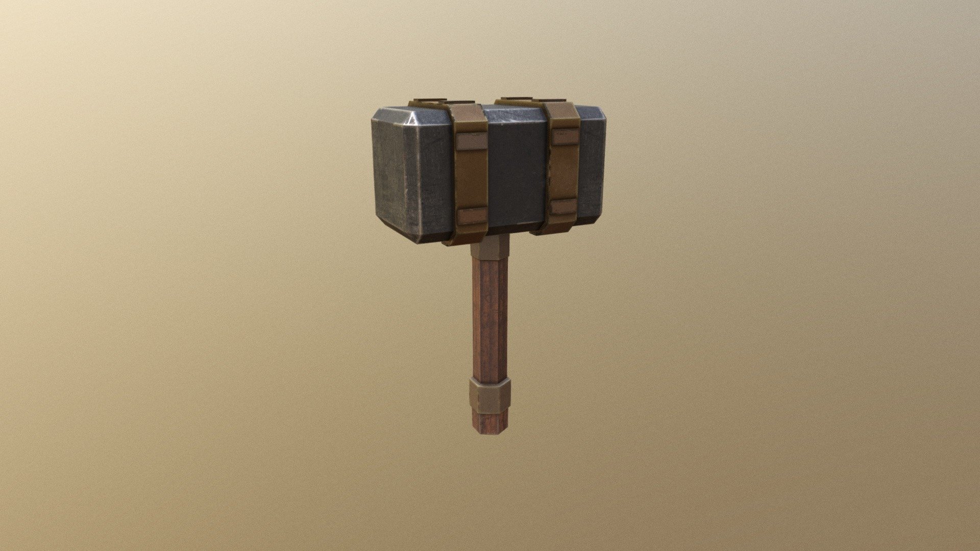 Hammer - 3D model by sotnikovdynamics [7f0b589] - Sketchfab