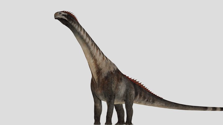 Titanosaurus A ALT – Gratis 3D-model STL