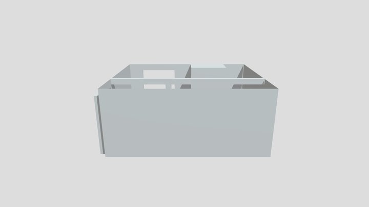 Cabin Scene Round Out 3D Model
