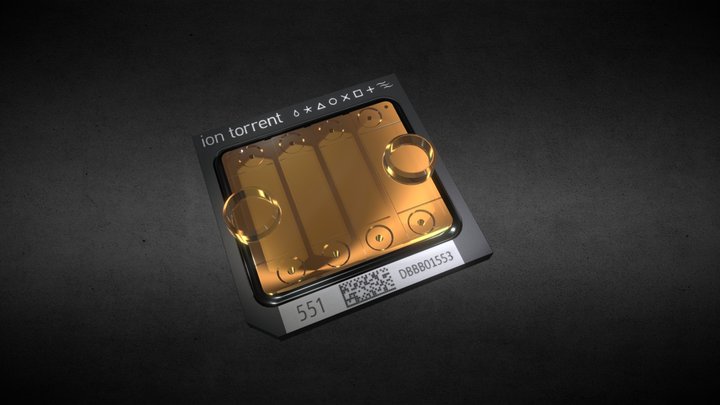 551 Gene Chip 3D Model