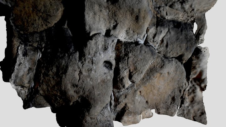 Schematic female/bird depictions, Creswell Crags 3D Model