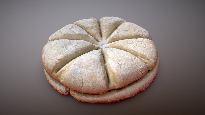 Roman Bread Photogrammetry 3D Model