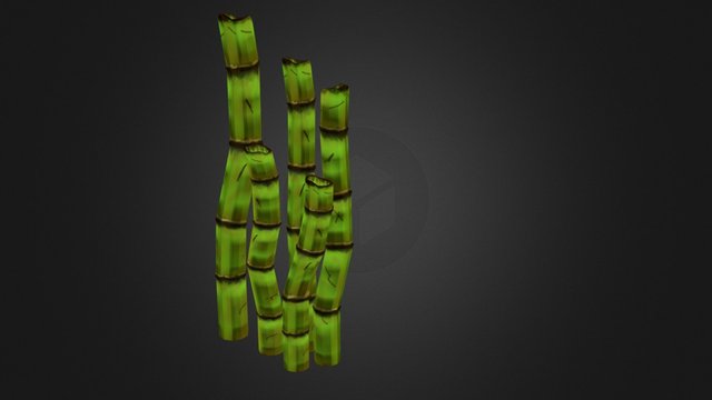 Bamboo sticks 3D Model