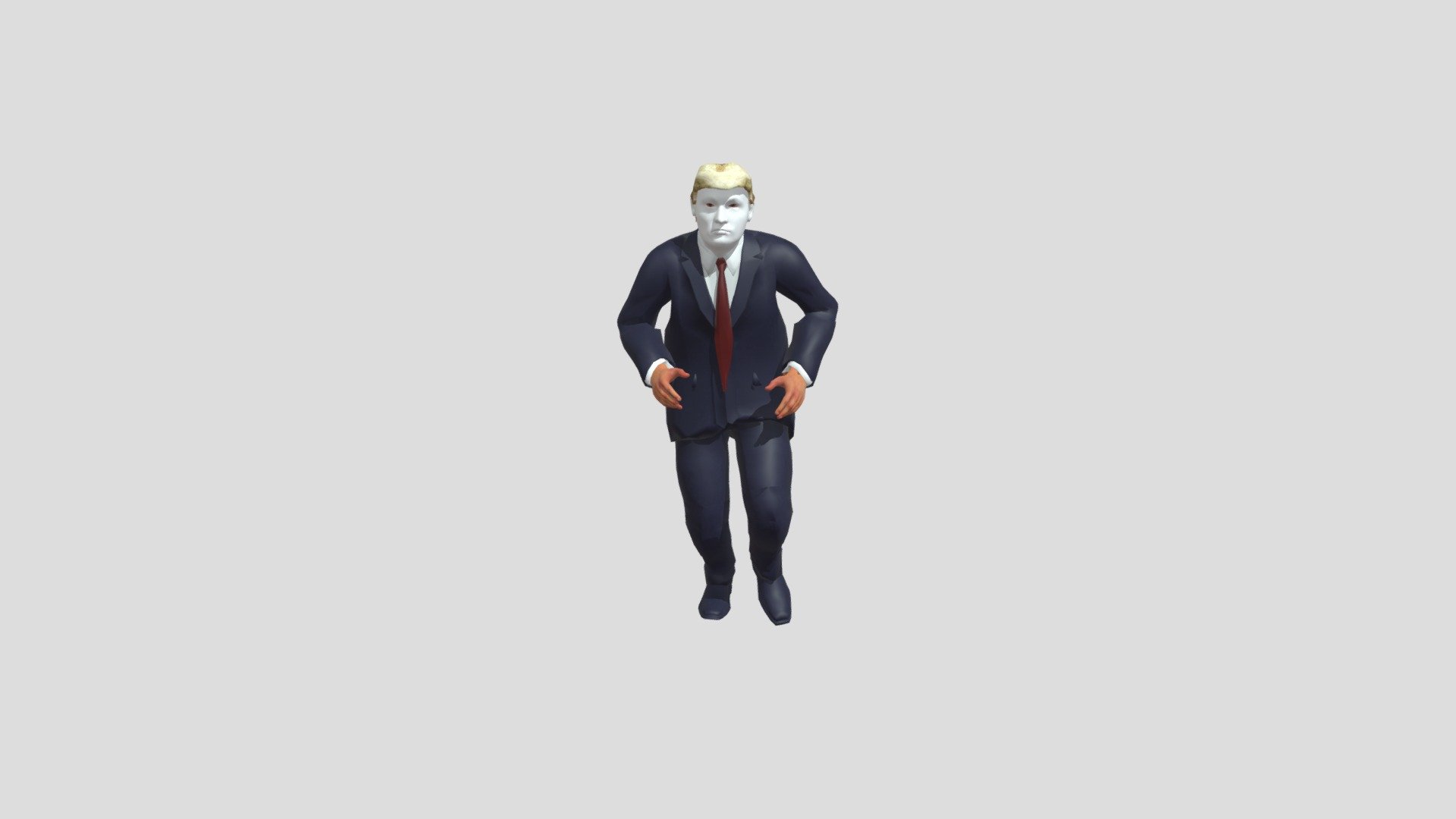 Donald Trump Running Backward