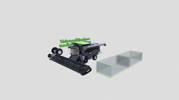 Mietitrebbia 3D Model