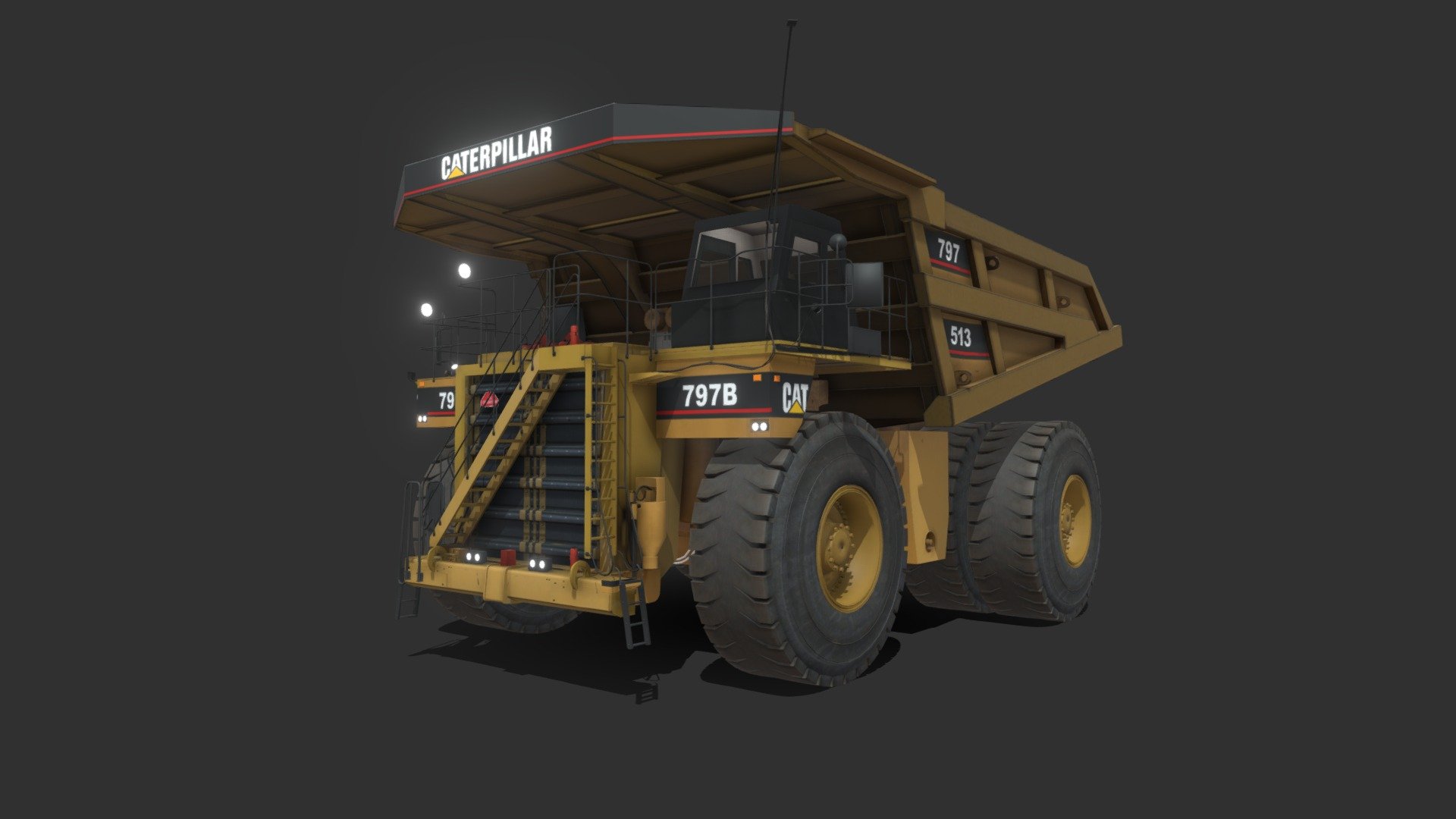 CAT 797B - 3D model by The Learning Network (@TheLearningNetwork ...