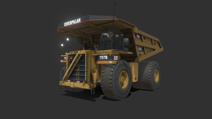 CAT 797B 3D Model