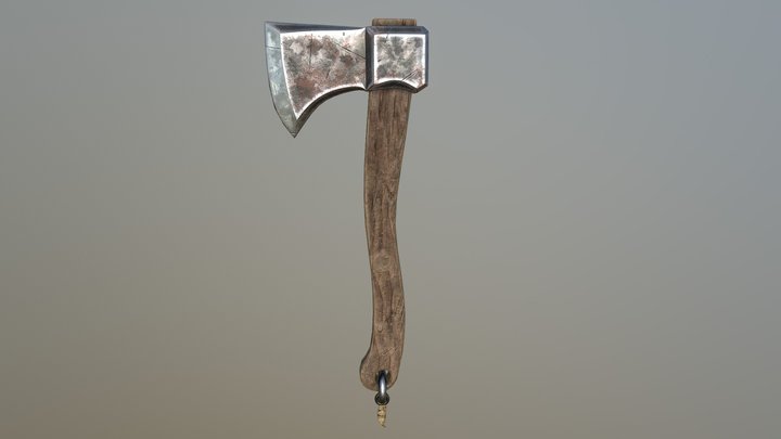 Simple Axe 3D Model