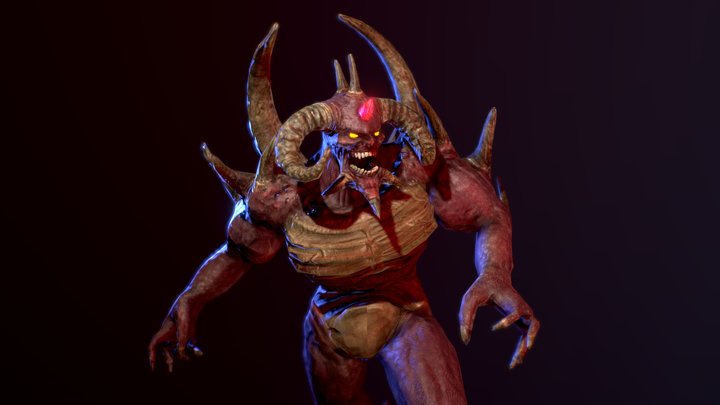 The Lord of Terror - Retro Diablo Design 3D Model