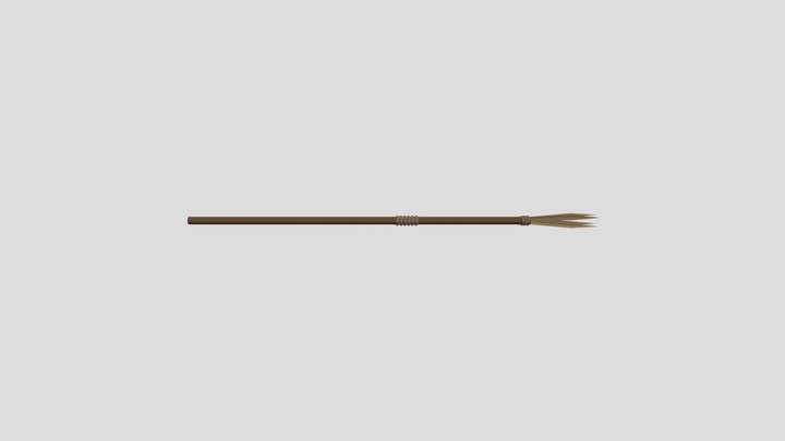 Fishing Spear 3D Model
