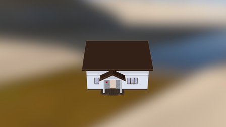 Elewacja domku 3D Model