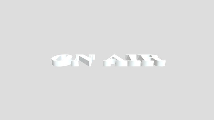 on air 3D Model