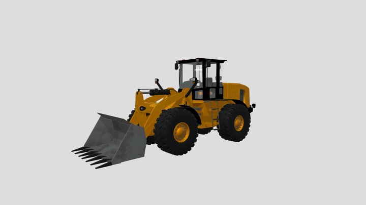 Excavator Loader 3D Model