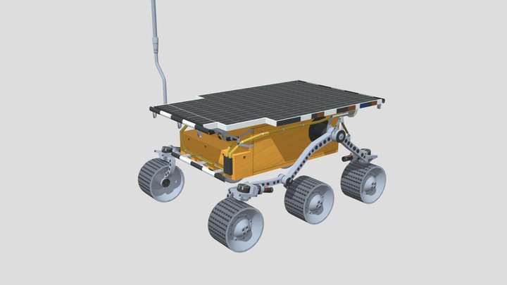 Sojourner Mars Rover 3D Model