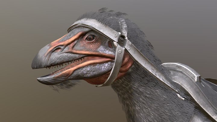 Therizinosaurus 3D Model