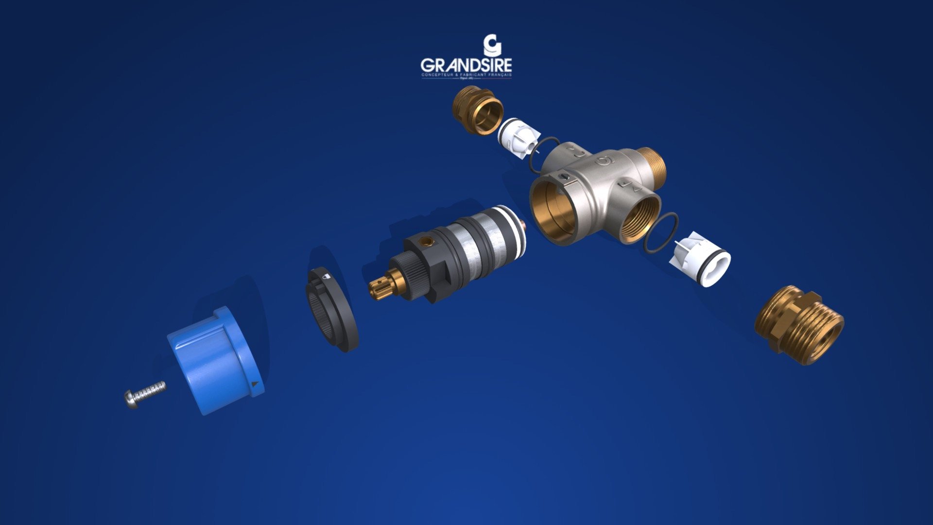 118047 Mitigeur — Sketchfab embed 3D viewer