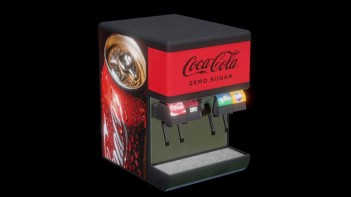 Flavor Ice & Beverage Soda Fountain System – Modello 3D gratuito STL