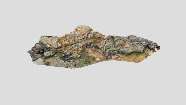 Nordic Rocks Beach var.2 3D Model