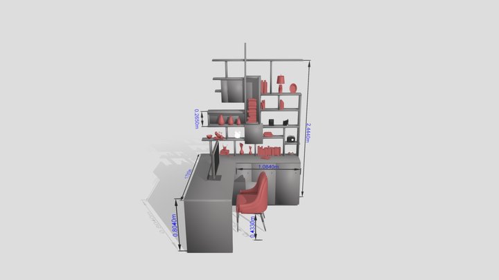 mesures sketchfab 3D Model