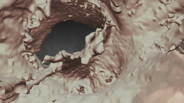 AM curtain model 3D Model