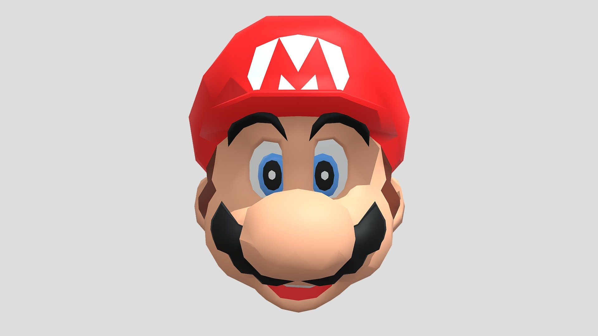 mariohead - 3D model by JakeCulley [7f1855f] - Sketchfab