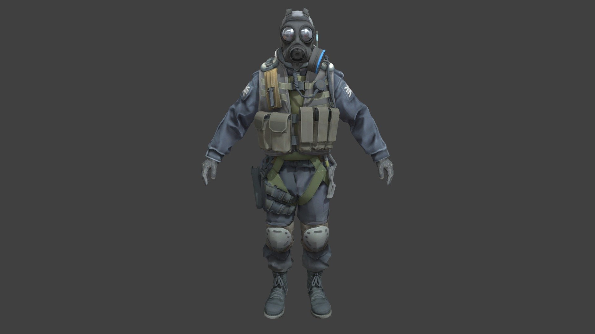 SAS | CS2 Agent Model Blue - Download Free 3D model by gettan ...