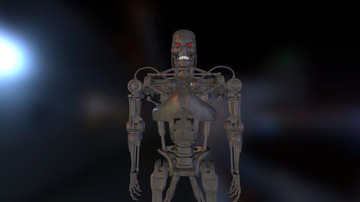 Terminator T-800 3D Model