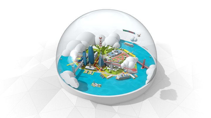 Transparent SF : Happy Holidays from TH!! 3D Model