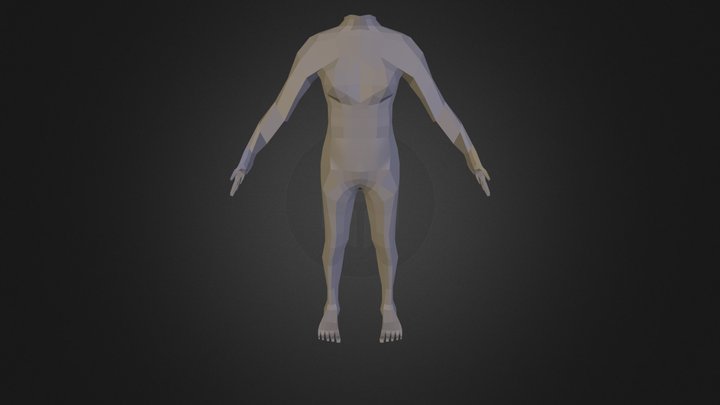 Female Char Second 3D Model