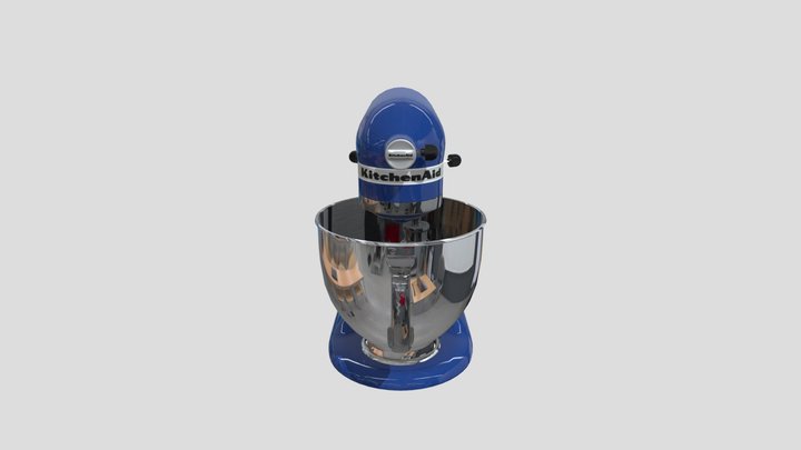 Blue Mixer 3D Model