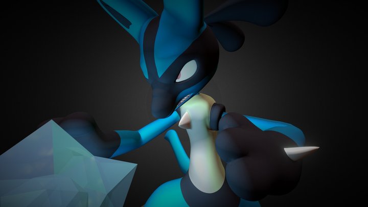 Lucario 3D Model