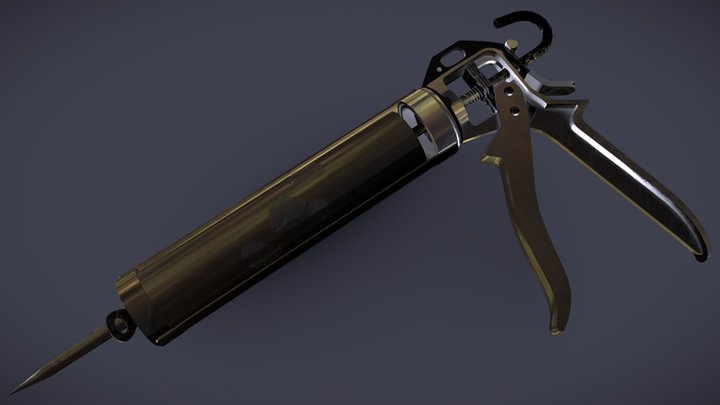 Caulking Gun - Tool Assignment 3D Model