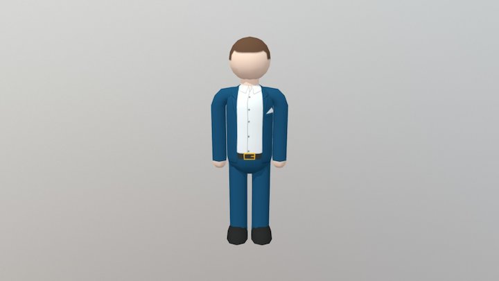 Man01 Anim Idle Long 3D Model