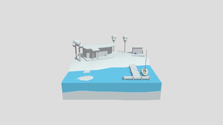 Blockout 3D Model