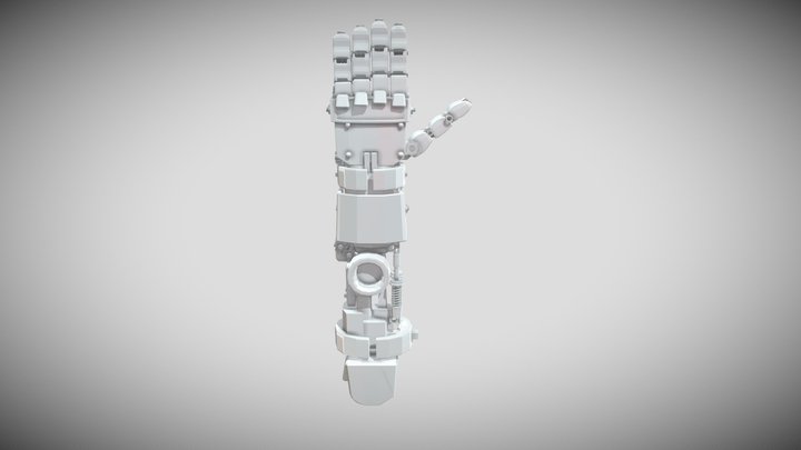 Mech Arm version 1 3D Model