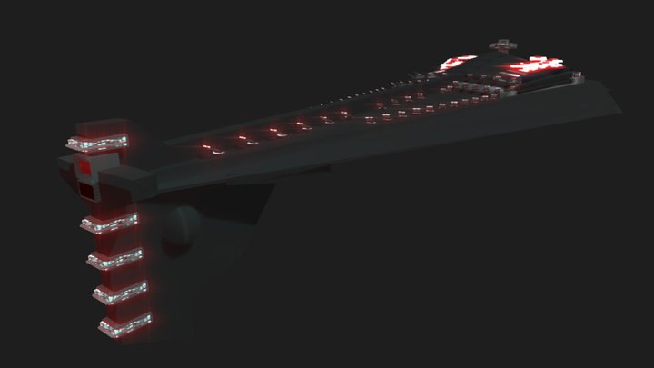 Eclipse II Star Dreadnought (SB Ship Editor) 3D Model