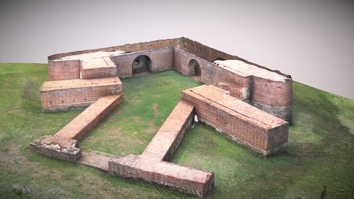 Južni bastion u Starom gradu Čakovec 3D Model