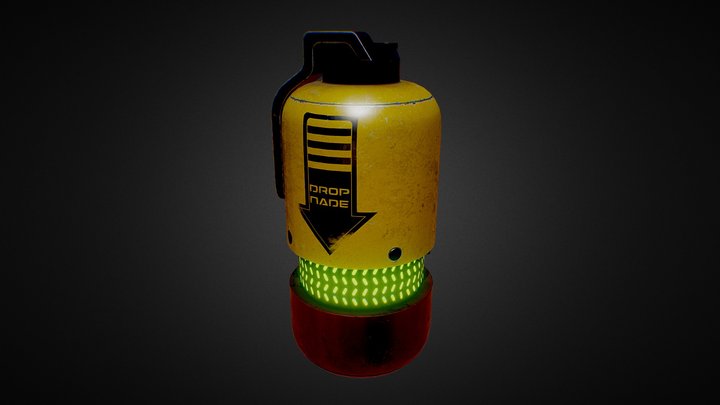 Caustic Grenade Apex Legends custom 3D Model