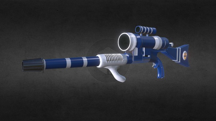 Solar Scout: Atomic Ray Gun 3D Model