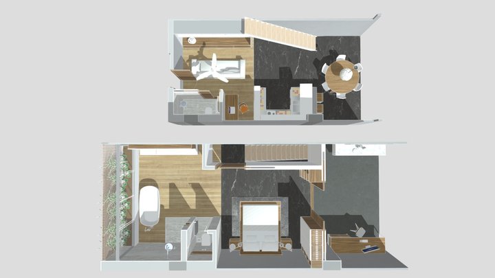 Affordable Housing 1 3D Model
