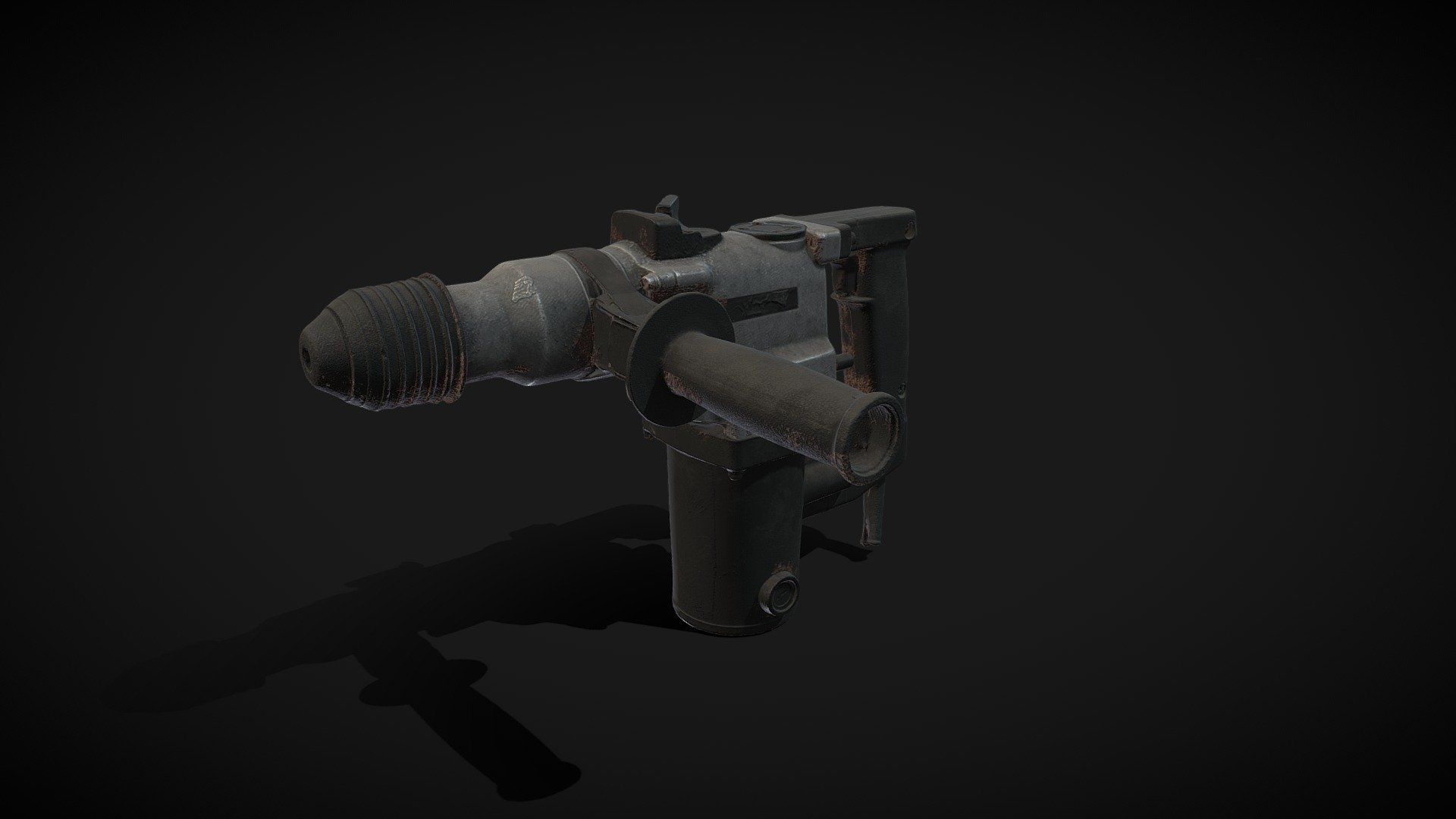 hammer drill - 3D model by Hypercube (@Hypercube3dscan) [7f21c81 ...