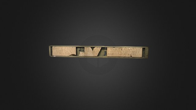 Roman inscription from Pokr Vedi, Armenia 3D Model