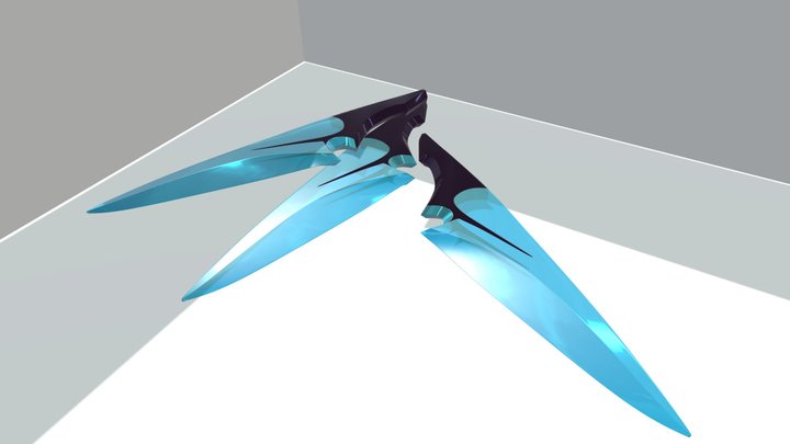 League of legends-Navori quickblade 3D Model