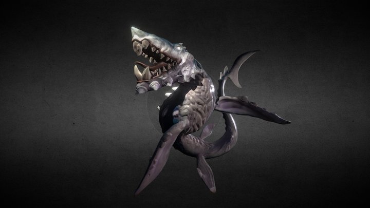 Fantasy Shark 3D Model