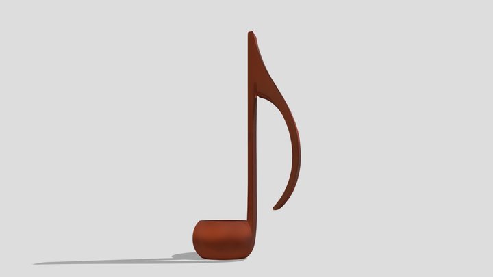Musical Note Symbol – Modello 3D gratuito STL